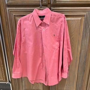 Ralph Lauren Button Down Chambray Oxford Long Sleeve Shirt